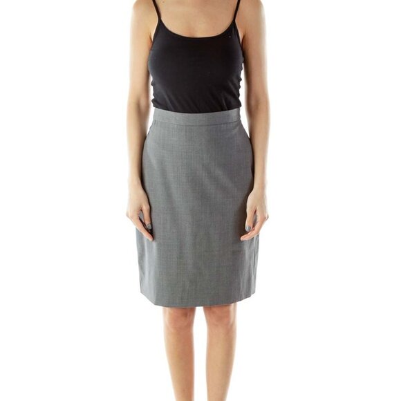 J. Crew Dresses & Skirts - J.Crew Gray Pencil Skirt